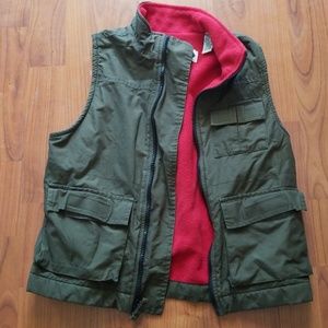 Fleece lined vest